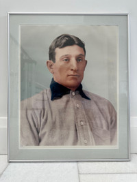 Honus Wagner print from 1909 T-206 photograph