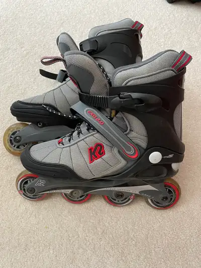 K2 EX0 Men's Inline Skates, Bell Helmet and Protective Equipment, View more