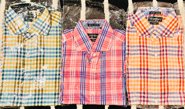 Men’s Dress Shirt/Brand New (100% Cotton) Firm Price in Men's in City of Toronto