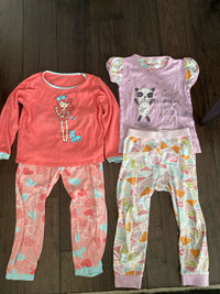 2 sets of girls pajamas - Size 6