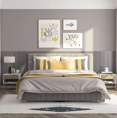Brand New in Box HOMCOM Set of 2 Bedside Table, View more
