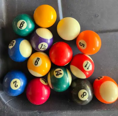 10 Mini Billiard Balls, View more