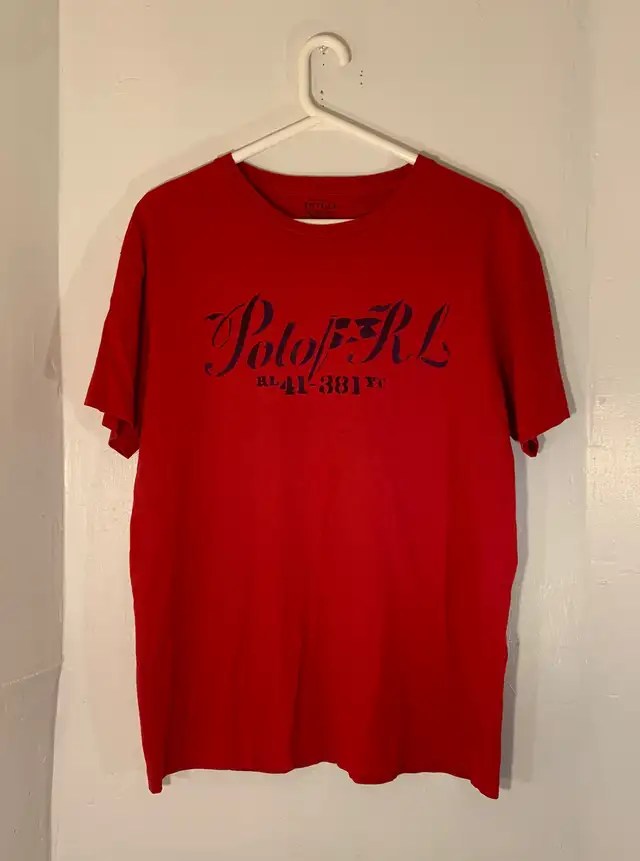 Polo Ralph Lauren Red Retro Graphic Short Sleeve T-Shirt Size S in Men's in Mississauga / Peel Region - Image 2