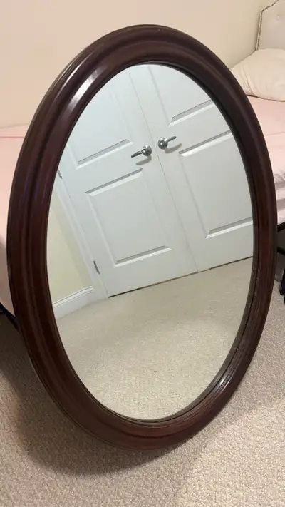 Antique mohagany mirror, View more