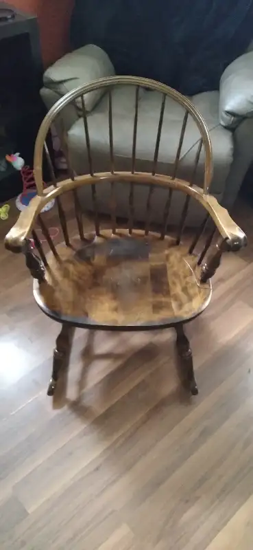 HARDWOOD ROCKING CHAIR, TRUE CLASSIC MADE BY NICHOLS AND STONE, View more