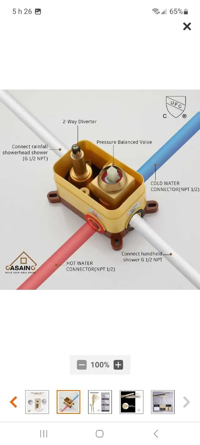 robinet neuf  pour douche in Bathwares in Gatineau - Image 7