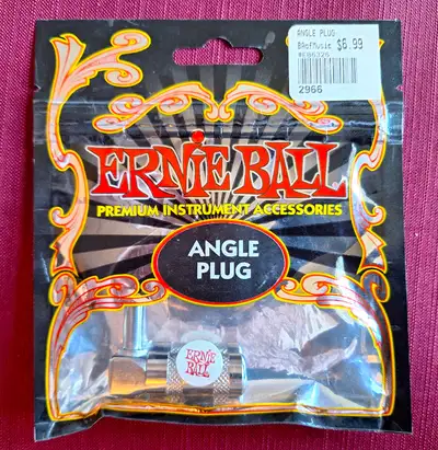 New ERNIE BALL Premium Instrument Accessories ANGLE PLUG, View more