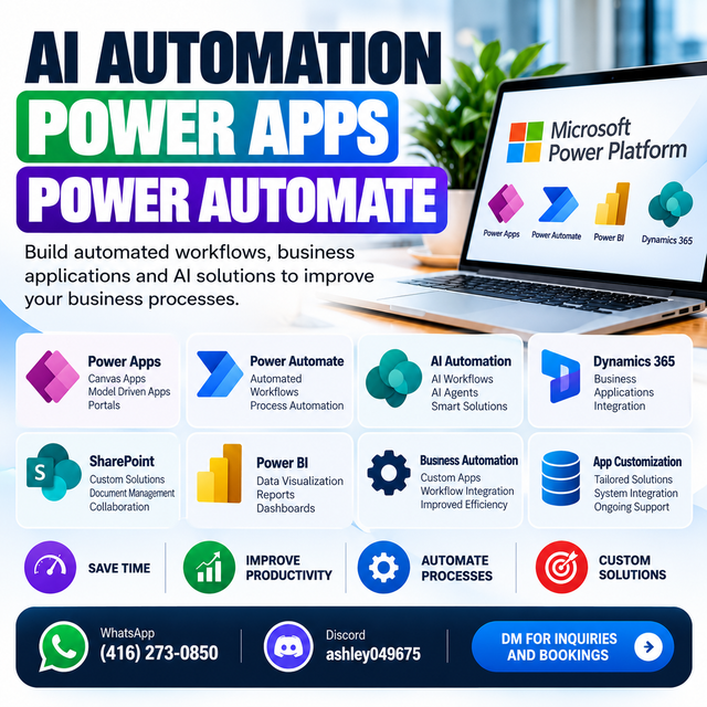 BUILD AI AUTOMATION USING POWER APPS & POWER AUTOMATE