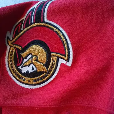 Vintage Ottawa Senators Jersey. Made by KOHO. 3rd alternate away Jersey from 1990's. Youth size XL....