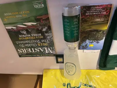 Golf Memorabilia; Masters 2015 (Spieth winner), chair, flag,, View more