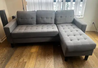 Grey Sectional Couch , View more