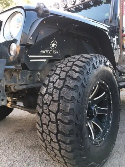 New LT315/70R17 121/118Q E BAJA BOSS A/T $ 2360 plus tax for set of 4 tires NEW rims additional Mick...