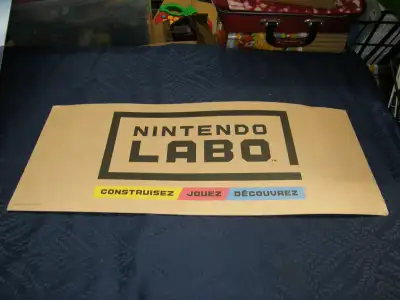 Pancarte de Promotion pour Jeux Vidéo Nintendo Labo - 5$, View more