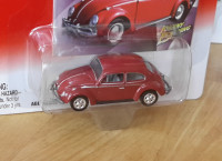 Johnny Lightning red VW beetle 1966 diecast mint box Volkswagen