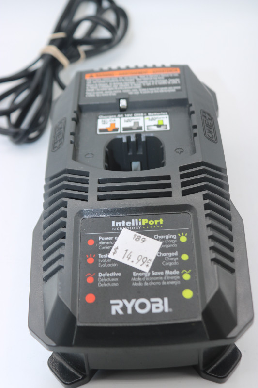 Ryobi P118 18V NiCd Lithium Ion Battery Charger IntelliPort. (#1 in Power Tools in City of Halifax