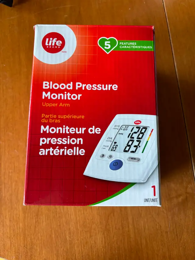 Life Brand blood pressure monitor