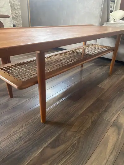 Mid-Century Teak Coffee Table – Vintage Style, View more