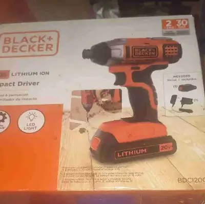 Black &Decker impact drill , View more