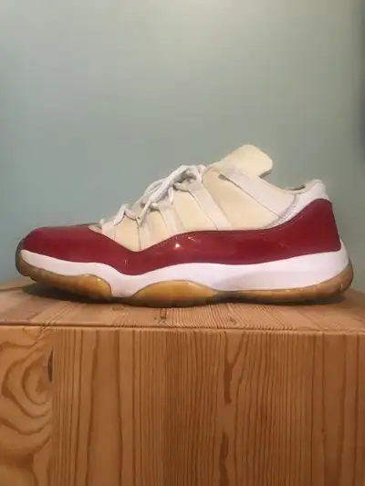 Jordan 11 - White/Patent Cherry Red These Lows were purchased in the very early 2000's, outta Lennox...
