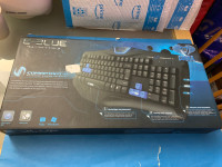 E-Blue Cobra Combatant-X Advanced WASD LED Gaming Keyboard $22