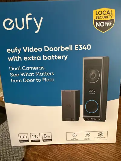 Eufy doorbell E340, View more