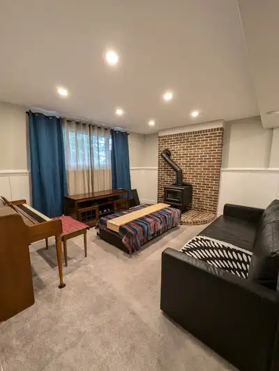One Private Fully Furnished Bedroom in a basement unit available from Oct. 1, 2026 onwards for a sin...
