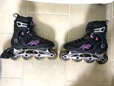 K2 Rollerblades Inline Skates Size Womens 8.5US Eur 39.5 Patins à Roues Alignées Femmes 8.5US Excell...