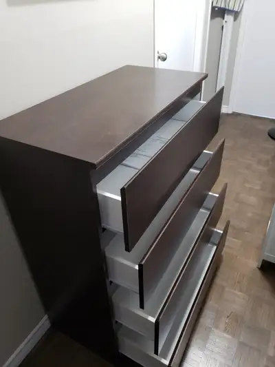 4 Drawer Walnut Dresser, View more