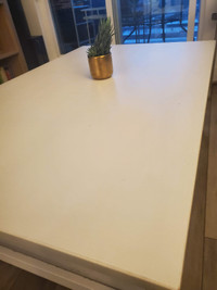 Two-Level Ikea Coffee Table; White HEMNES