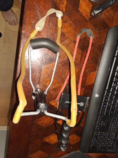 a couple of slingshots, View more