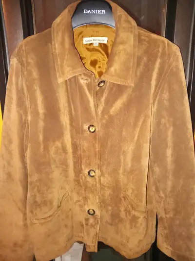 Real leather jacket for women. Size 12, View more