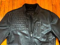 Ben Sherman Leather Jacket Size Small