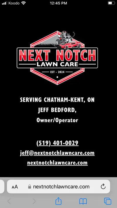 Offer lawn services Mowing Clean ups Landscape Contact for details and pricing