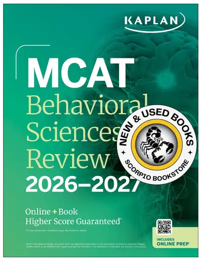 MCAT Behavioral Sciences Review 2026-2027 Kaplan 9781506297361, View more