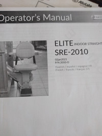 Indoor stair lift CFG SRE2010 ELITE