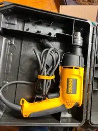 DEWALT Hammer Drill 20V  with cord and carrying case