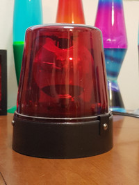 Party Disco Mood Lamp Red DJ Emergency Rotating Light