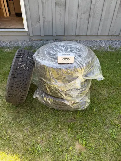 Bridgestone Blizzak used one winter on a 2024 Subaru Outback approx 5000 km. On rim's and with lugs....