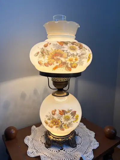 Vintage Hurricane Lamp, View more