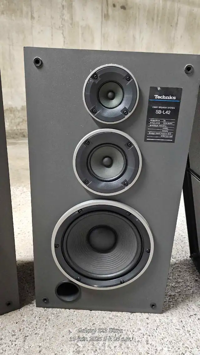 Technics SB-L42 3-way speaker Comme nauf 62863728542083122