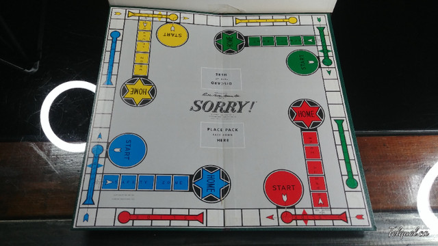 Jeu de Société Antique Sorry! – 1964 dans Jouets et jeux  à Longueuil/Rive Sud - Image 3