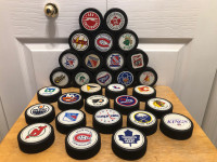 Vintage NHL OHL Hockey Puck Collection 