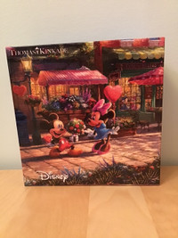 NEW 750 piece Puzzle, Disney Mickey and Minnie by Thomas Kinkade