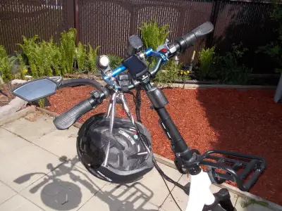 Vélo électrique de montagne a 7 vitesse tout équiper
