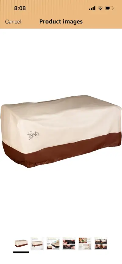 New Signature Living Loveseat Patio Cover - 90" W x 42" D x 31" , View more