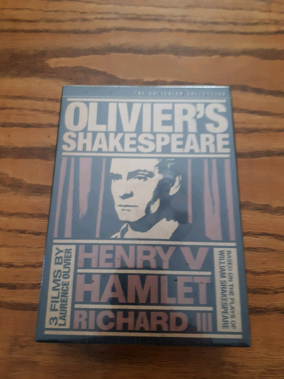 Olivier's Shakespeare The Criterion Collection 3 DVD Box Set . 3 Films By Laurence Olivier Based On...