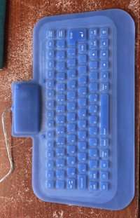 Keyboard Foldable and Silicone, USB Wired 85 Keys Waterproof Rol