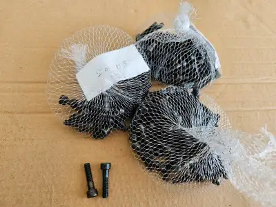 5x30mm Alloy Steel Hex Head Screws Bolts Black Oxide Finish 60pc, View more