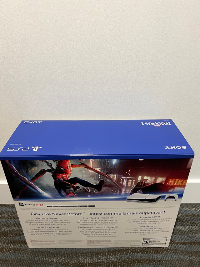 FREE DELIVERY- Ps5 PlayStation 5 slim console Spider-Man 2 bundl in Sony Playstation 5 in Vancouver - Image 2