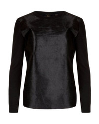Brand new BAKER pony leather sweater